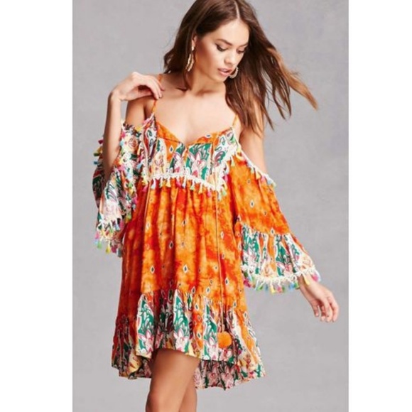 boho gypsy hippie Tassel tie dye blo Tops - Plus Size Boho Gypsy Top Tassels Tie-Dye Blouse